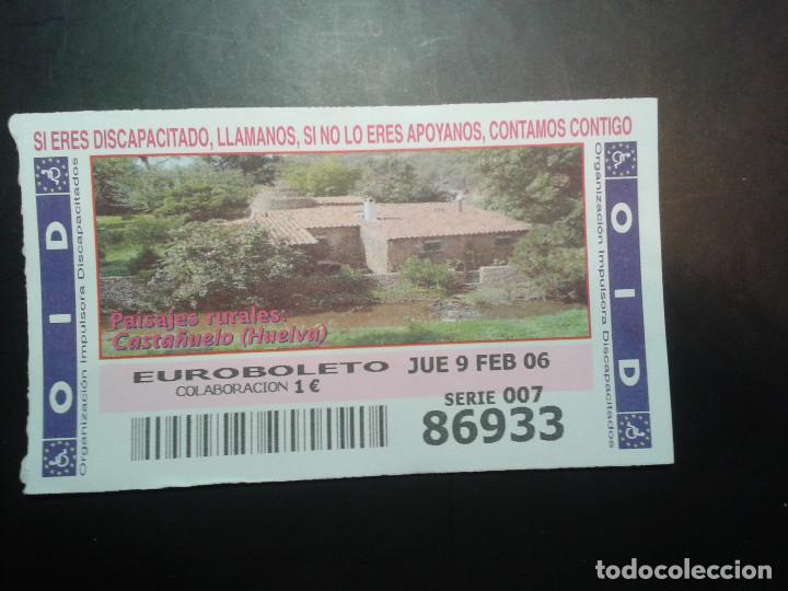 Coupon ONCE: CUPON OID (ORGANIZACI&Oacute;N IMPULSORA DISCAPACITADOS). 09/02/2006