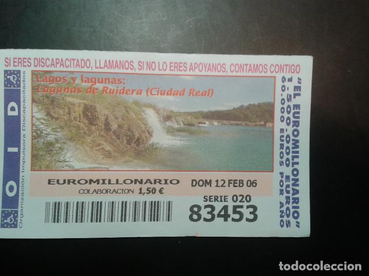 Coupon ONCE: CUPON OID (ORGANIZACI&Oacute;N IMPULSORA DISCAPACITADOS). 12/02/2006