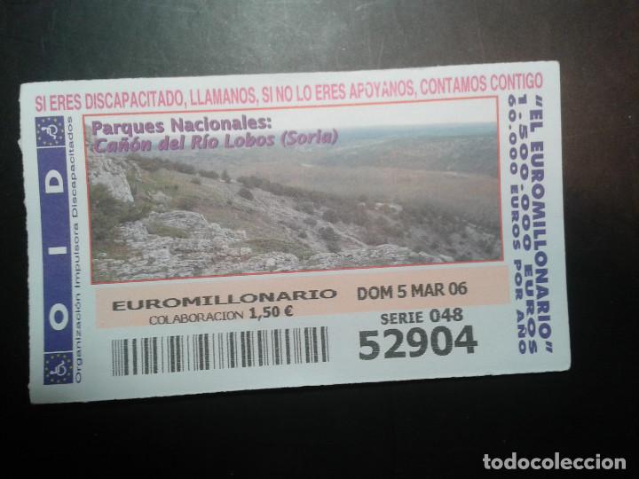 Coupon ONCE: CUPON OID (ORGANIZACI&Oacute;N IMPULSORA DISCAPACITADOS). 05/03/2006