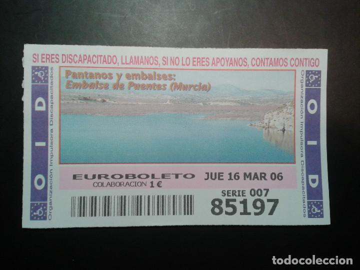 Coupon ONCE: CUPON OID (ORGANIZACI&Oacute;N IMPULSORA DISCAPACITADOS). 16/03/2006