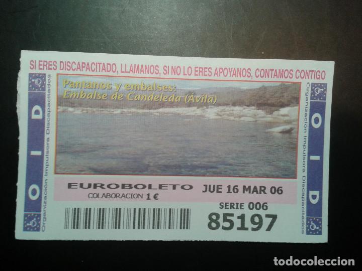 Coupon ONCE: CUPON OID (ORGANIZACI&Oacute;N IMPULSORA DISCAPACITADOS). 16/03/2006