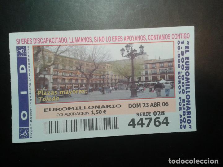 ONCE Coupons: CUPON OID (ORGANIZACI&Oacute;N IMPULSORA DISCAPACITADOS). 23/04/2006