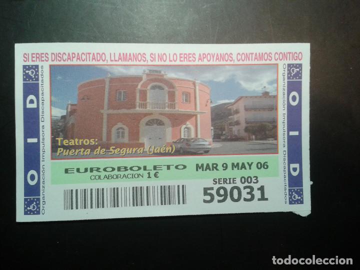 Coupon ONCE: CUPON OID (ORGANIZACI&Oacute;N IMPULSORA DISCAPACITADOS). 09/05/2006