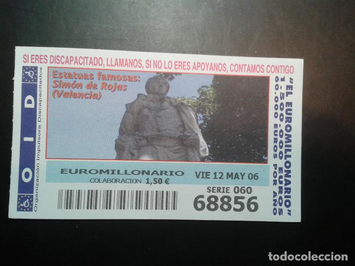 Coupon ONCE: CUPON OID (ORGANIZACI&Oacute;N IMPULSORA DISCAPACITADOS). 12/05/2006