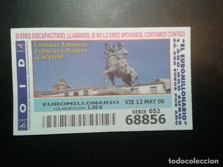 Coupon ONCE: CUPON OID (ORGANIZACI&Oacute;N IMPULSORA DISCAPACITADOS). 12/05/2006