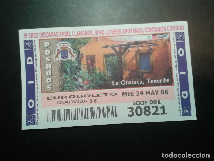 Coupon ONCE: CUPON OID (ORGANIZACI&Oacute;N IMPULSORA DISCAPACITADOS). 24/05/2006