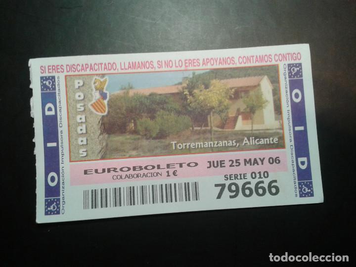 Billets ONCE: CUPON OID (ORGANIZACI&Oacute;N IMPULSORA DISCAPACITADOS). 25/05/2006