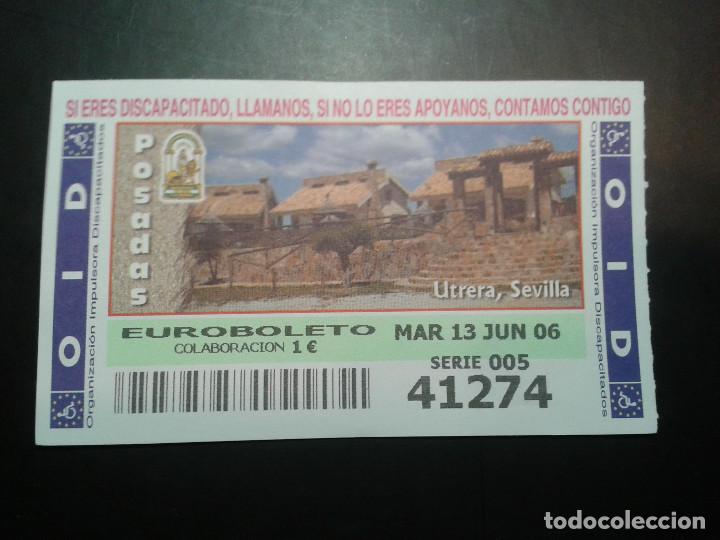 Coupon ONCE: CUPON OID (ORGANIZACI&Oacute;N IMPULSORA DISCAPACITADOS). 13/06/2006