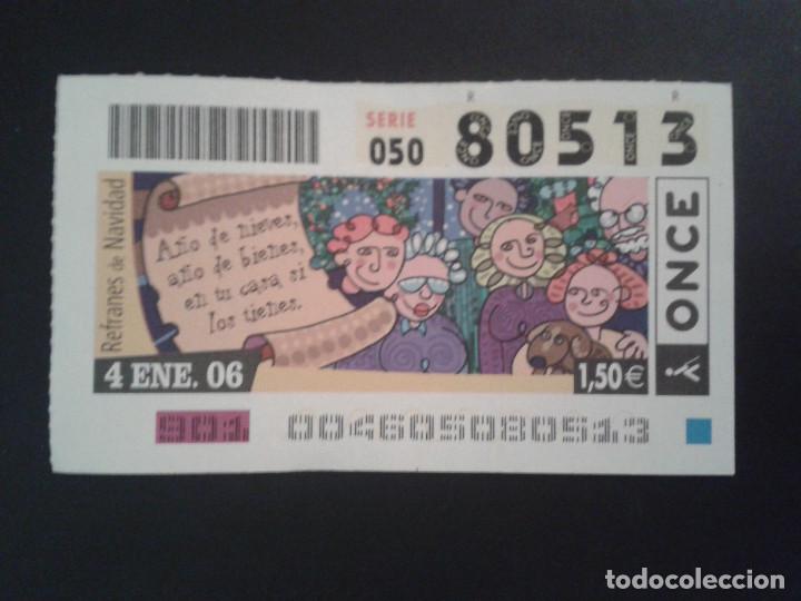 Coupon ONCE: CUPON DE LA ONCE. 04/01/2006