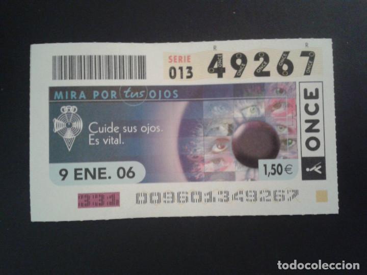 Coupon ONCE: CUPON DE LA ONCE. 09/01/2006