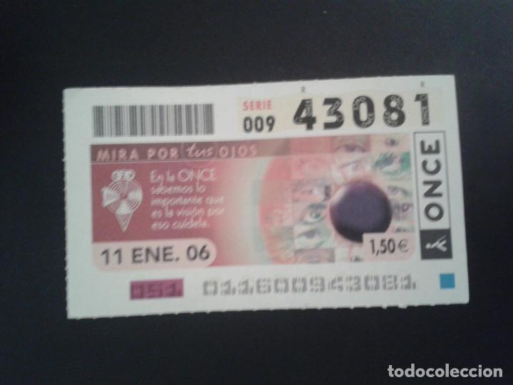 Coupon ONCE: CUPON DE LA ONCE. 10/01/2006