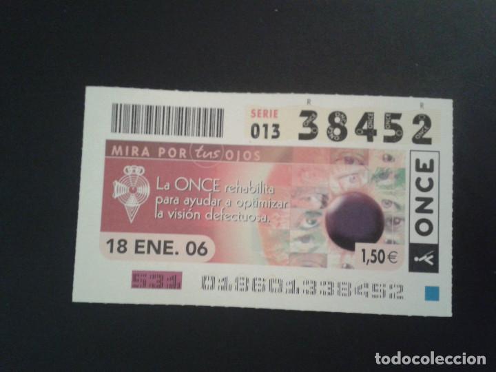 Coupon ONCE: CUPON DE LA ONCE. 18/01/2006