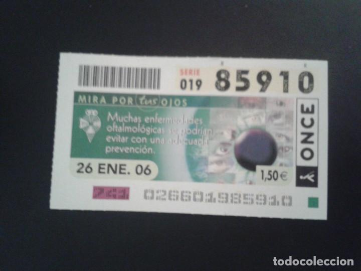 ONCE Coupons: CUPON DE LA ONCE. 26/01/2006