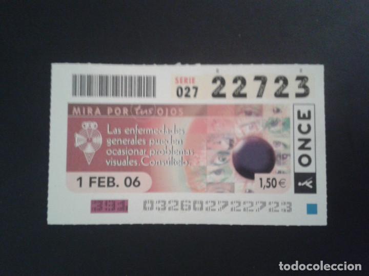 Bilhetes ONCE: CUPON DE LA ONCE. 01/02/2006