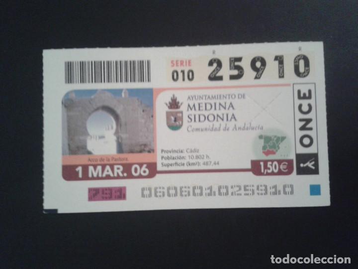 ONCE Coupons: CUPON DE LA ONCE. 01/03/2006