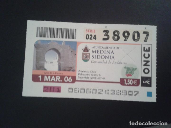 Bilhetes ONCE: CUPON DE LA ONCE. 01/03/2006