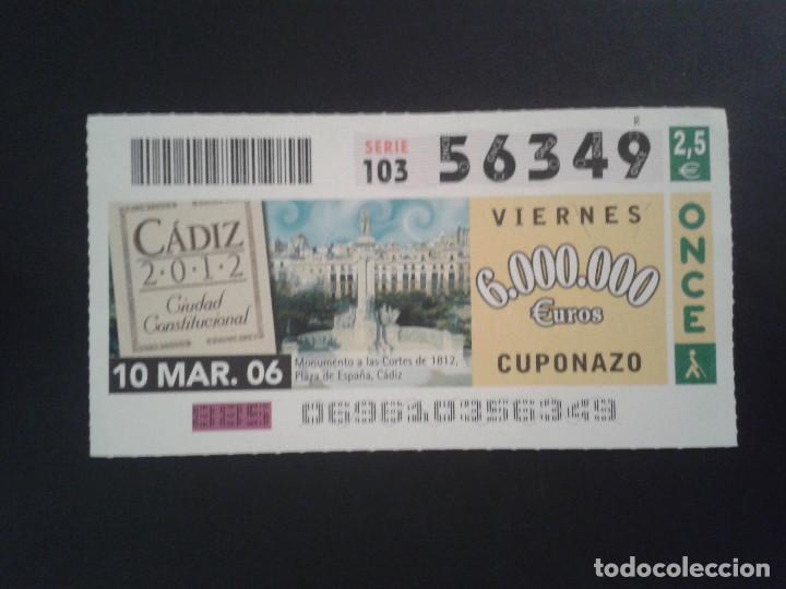 ONCE Coupons: CUPON DE LA ONCE. 10/03/2006