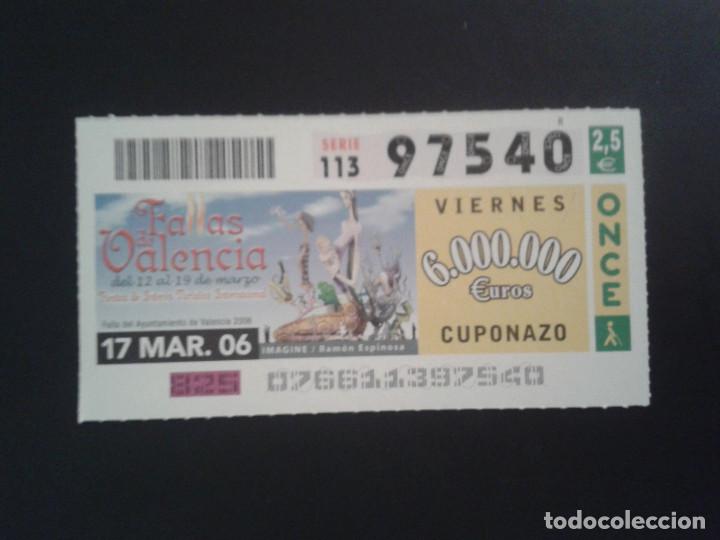 ONCE Coupons: CUPON DE LA ONCE. 17/03/2006
