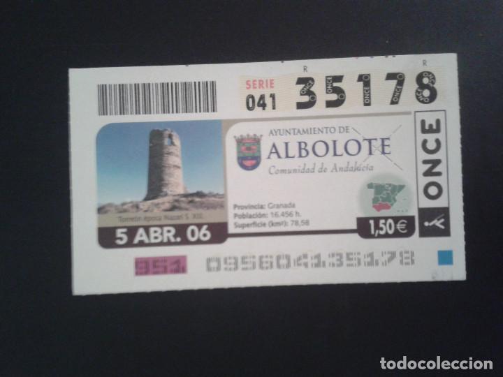 Bilhetes ONCE: CUPON DE LA ONCE. 05/04/2006