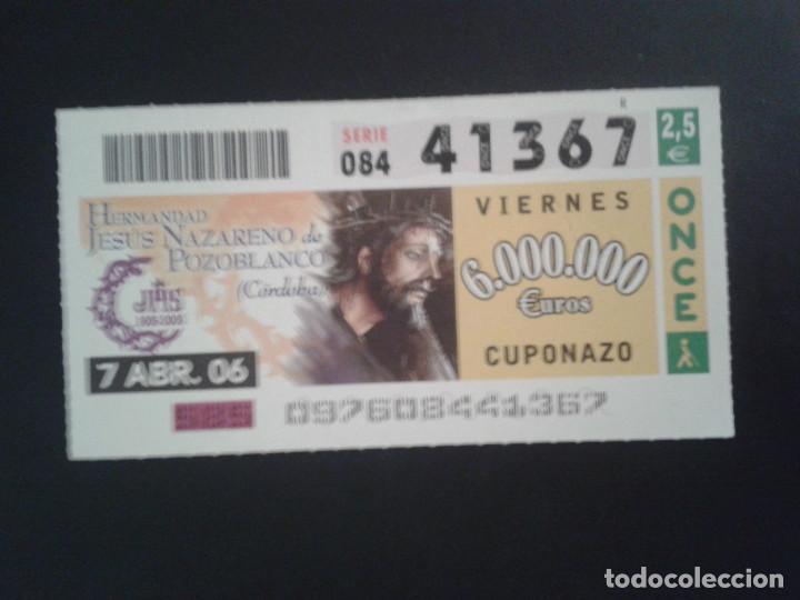 Coupon ONCE: CUPON DE LA ONCE. 07/04/2006