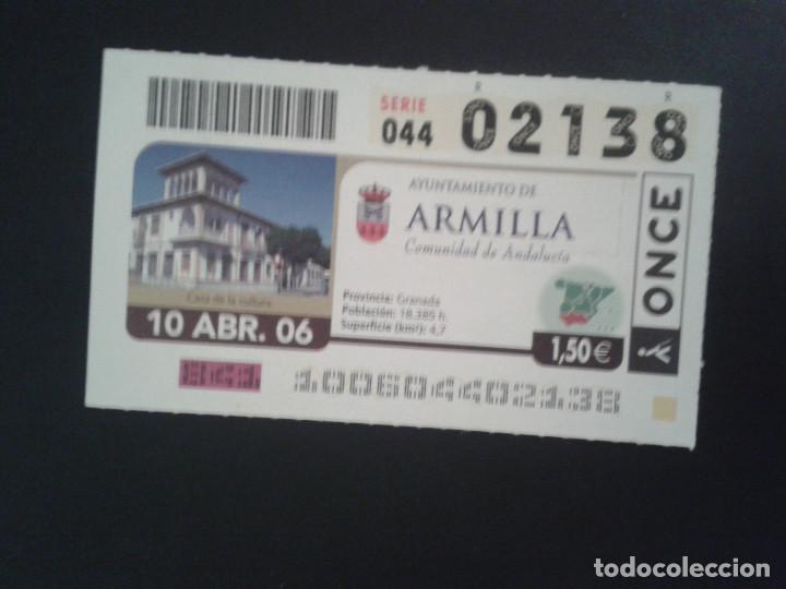 Billets ONCE: CUPON DE LA ONCE. 10/04/2006