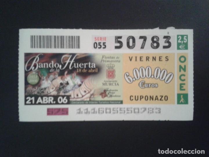 Coupon ONCE: CUPON DE LA ONCE. 21/04/2006