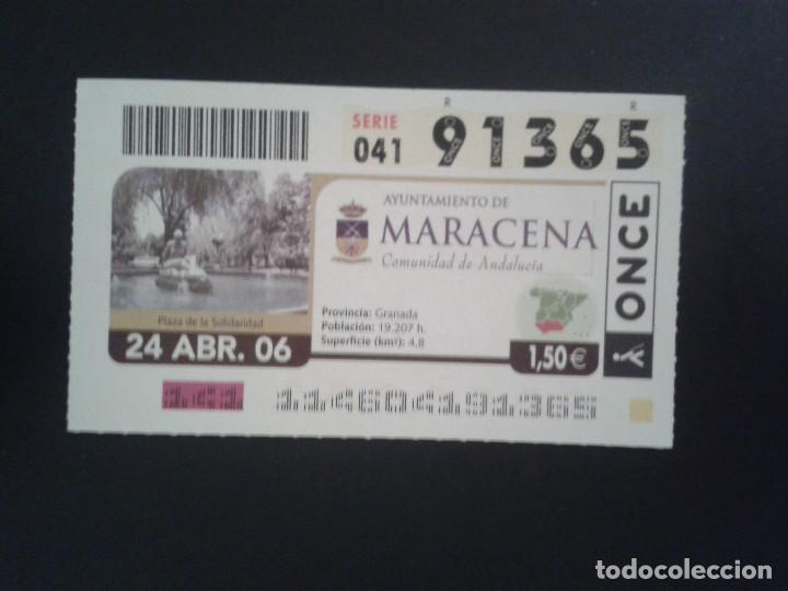 ONCE Coupons: CUPON DE LA ONCE. 24/04/2006