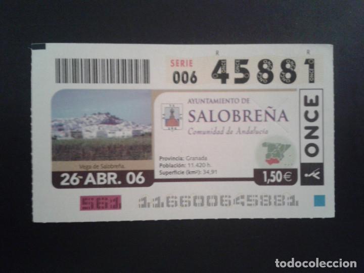 ONCE Coupons: CUPON DE LA ONCE. 26/04/2006