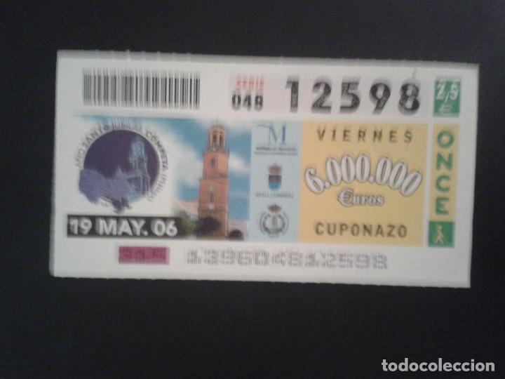 Bilhetes ONCE: CUPON DE LA ONCE. 19/05/2006