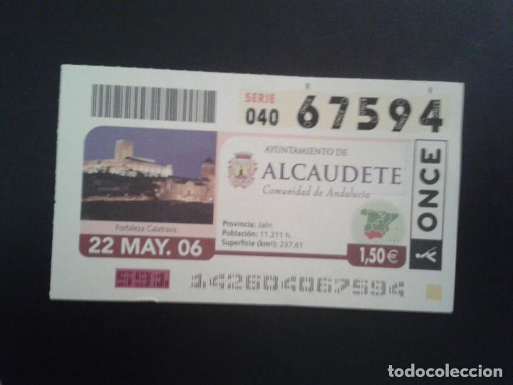 Billets ONCE: CUPON DE LA ONCE. 22/05/2006