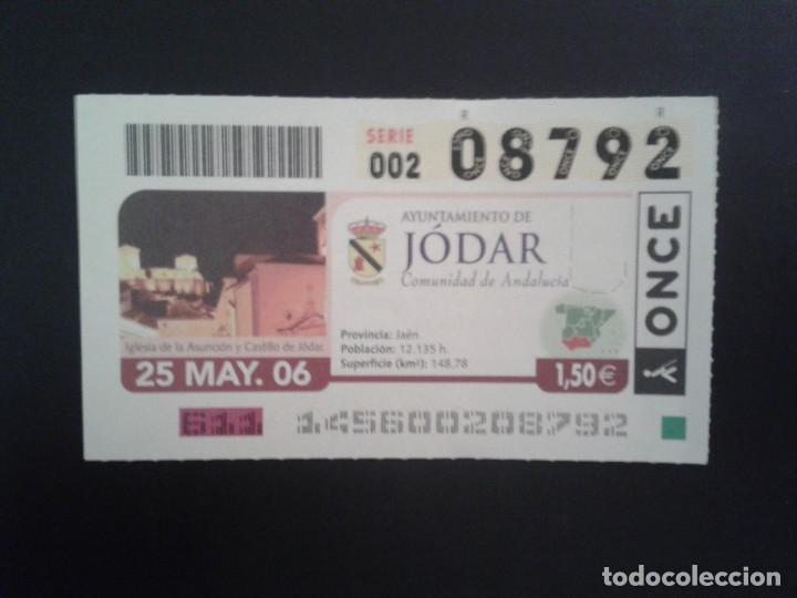 ONCE Coupons: CUPON DE LA ONCE. 25/05/2006