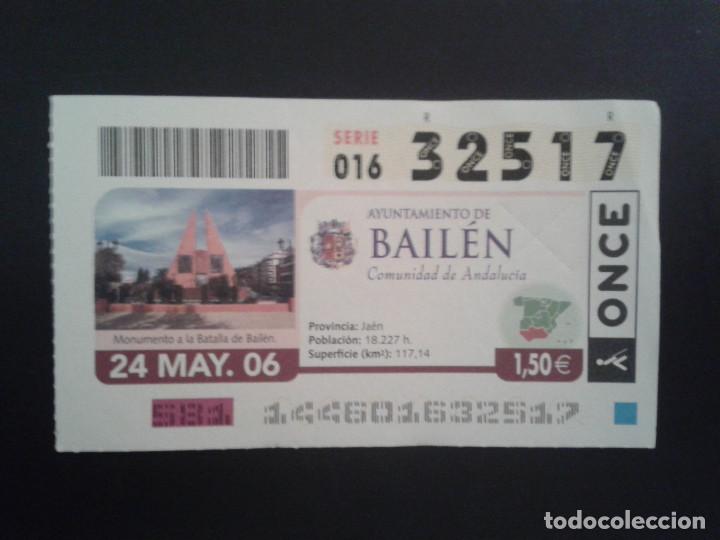 Billets ONCE: CUPON DE LA ONCE. 24/05/2006