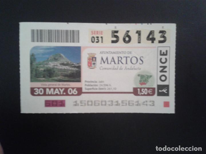 Billets ONCE: CUPON DE LA ONCE. 30/05/2006