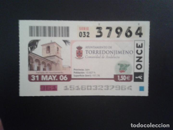 Coupon ONCE: CUPON DE LA ONCE. 31/05/2006
