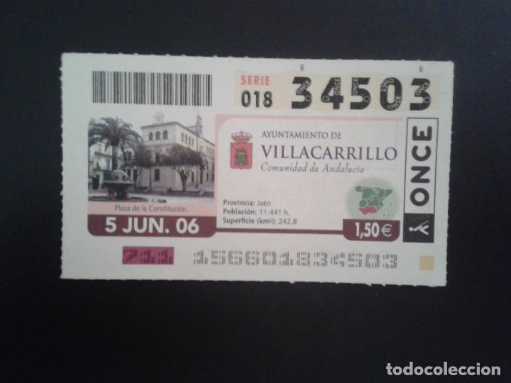 Coupon ONCE: CUPON DE LA ONCE. 05/06/2006