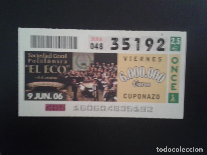 ONCE Coupons: CUPON DE LA ONCE. 05/06/2006