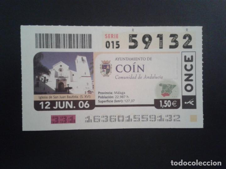 Billets ONCE: CUPON DE LA ONCE. 12/06/2006