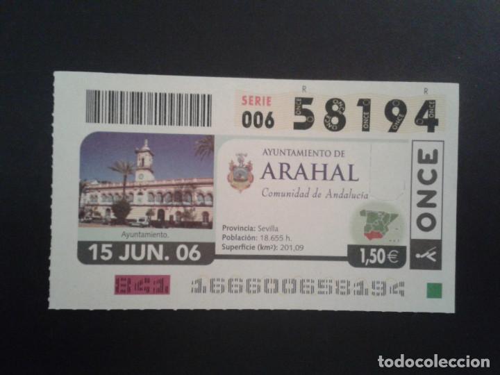 ONCE Coupons: CUPON DE LA ONCE. 15/06/2006