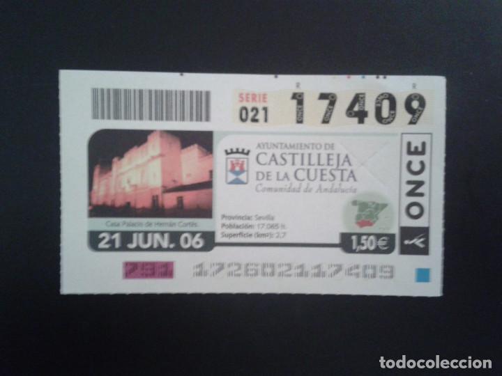 Billets ONCE: CUPON DE LA ONCE. 21/06/2006