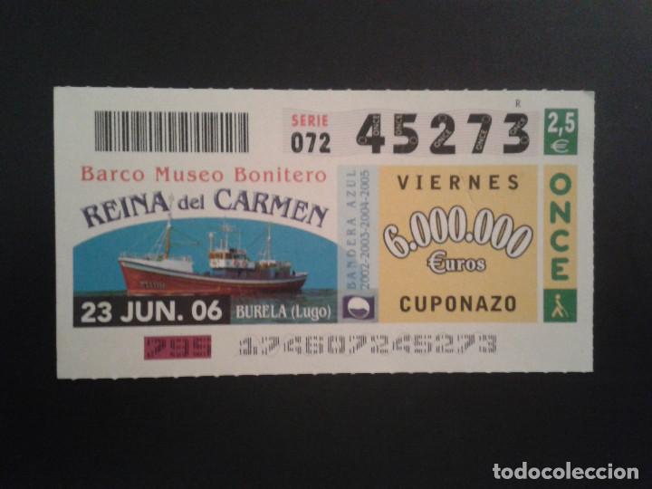 Coupon ONCE: CUPON DE LA ONCE. 23/06/2006