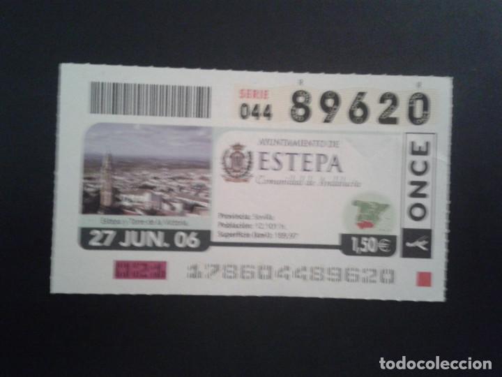 ONCE Coupons: CUPON DE LA ONCE. 27/06/2006