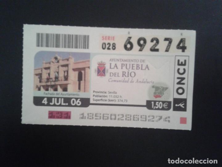 Coupon ONCE: CUPON DE LA ONCE. 04/07/2006