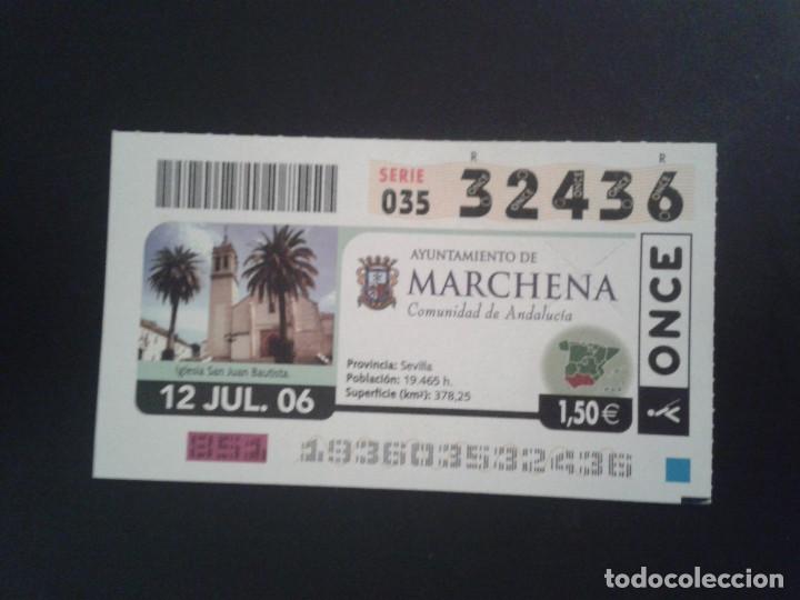 Coupon ONCE: CUPON DE LA ONCE. 12/07/2006