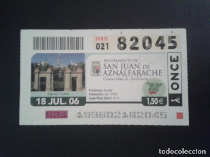 ONCE Coupons: CUPON DE LA ONCE. 18/07/2006