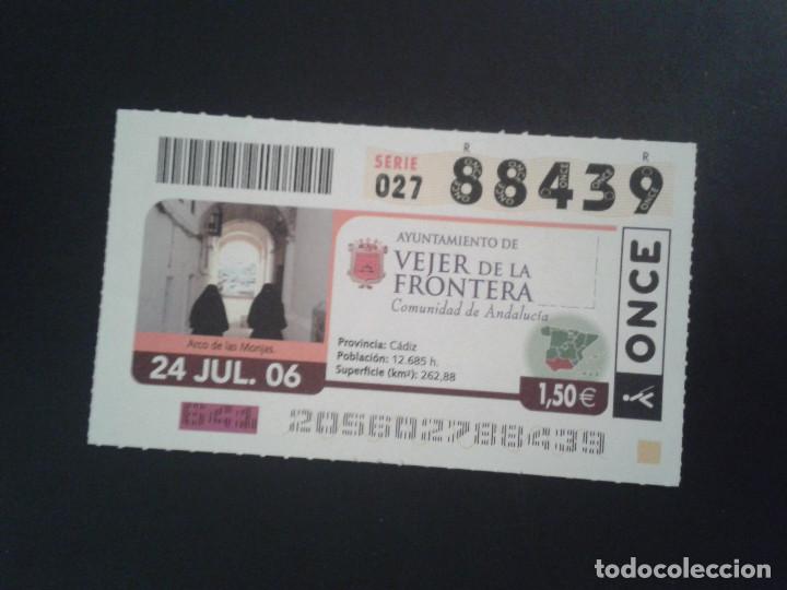 ONCE Coupons: CUPON DE LA ONCE. 24/07/2006