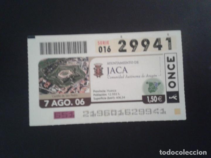 Coupon ONCE: CUPON DE LA ONCE. 07/08/2006