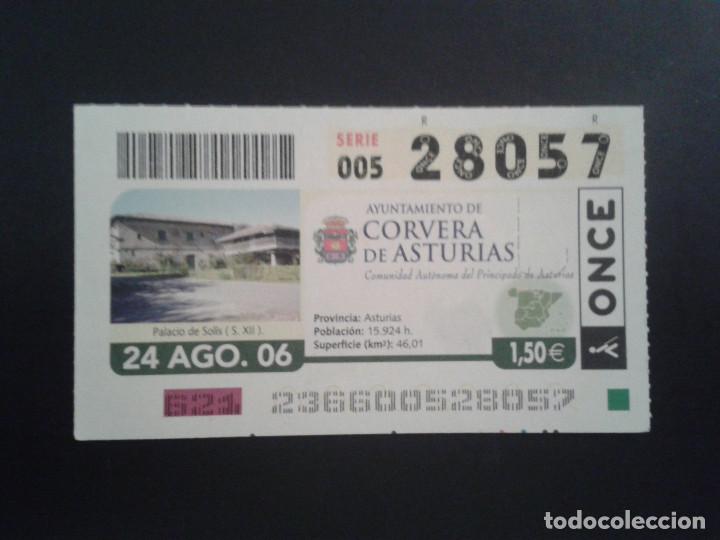 Coupon ONCE: CUPON DE LA ONCE. 24/08/2006