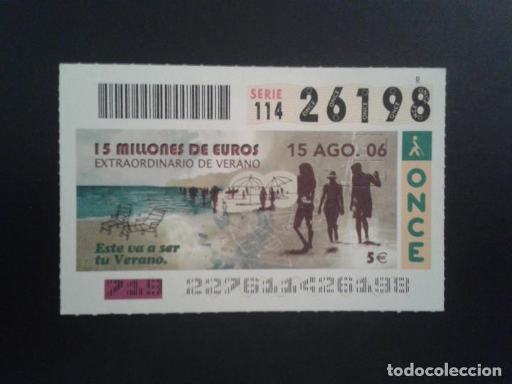 Coupon ONCE: CUPON DE LA ONCE. 16/08/2006