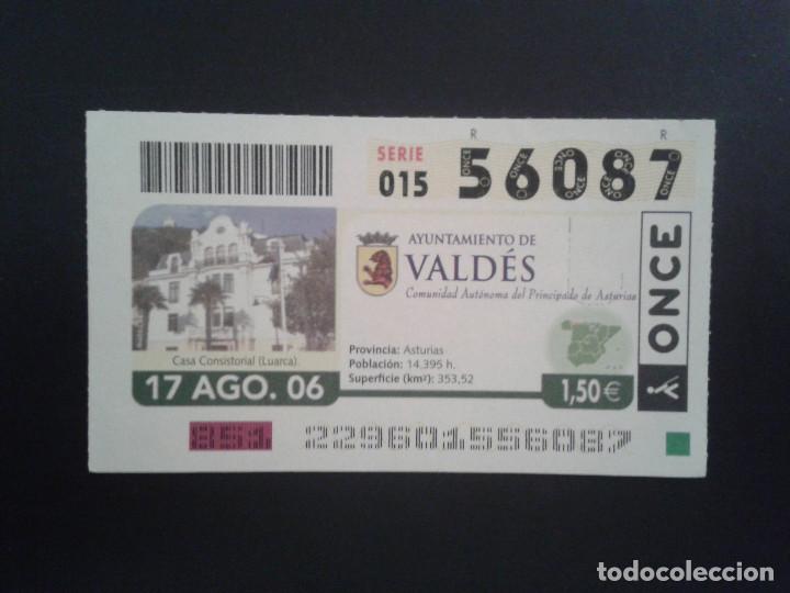 Billets ONCE: CUPON DE LA ONCE. 17/08/2006