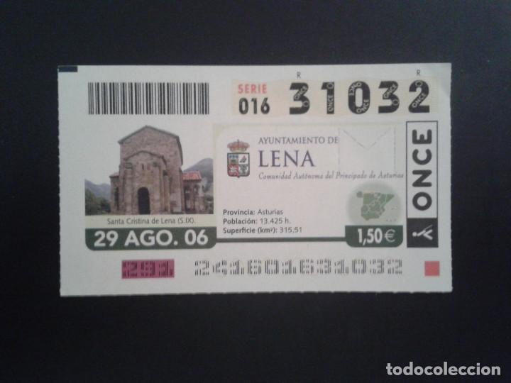 Coupon ONCE: CUPON DE LA ONCE. 29/08/2006